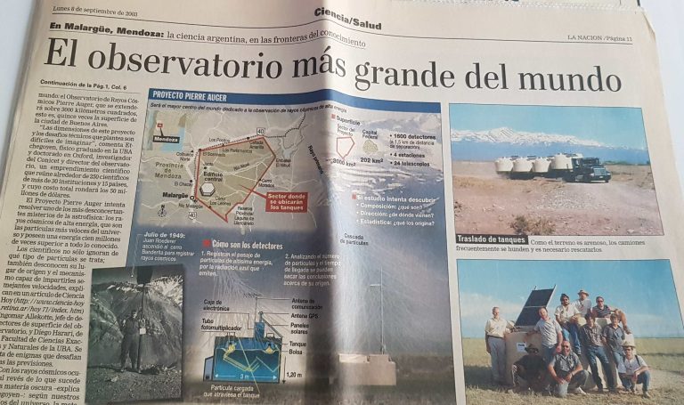 Nueva hemeroteca en el Observatorio Pierre Auger