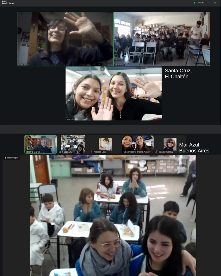 “El Observatorio llega a dónde estés” ya recibió virtualmente a más de 300 estudiantes de Argentina.